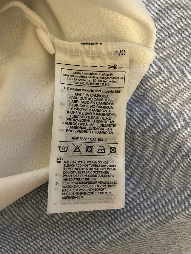 Camiseta Real Madrid - Talla L