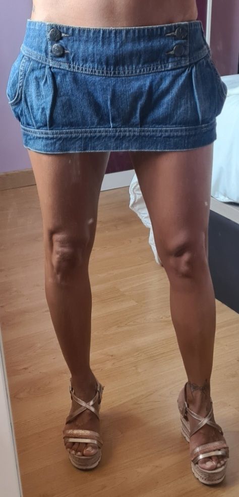 Minifalda vaquera
