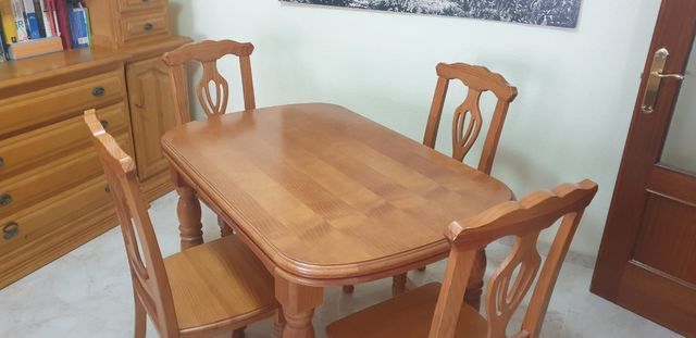 Muebles de salón comedor madera