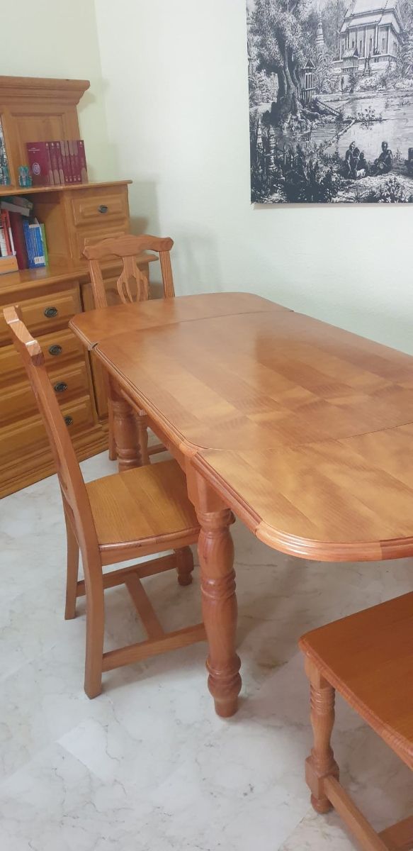 Muebles de salón comedor madera