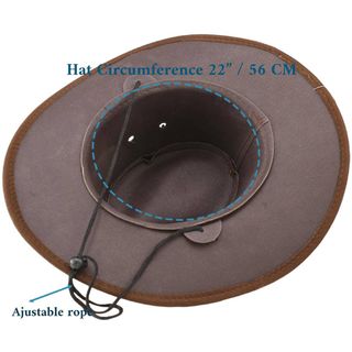 Sombrero Vaquero Marrón Western Cowboy Talla S/M
