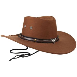 Sombrero Vaquero Marrón Western Cowboy Talla S/M
