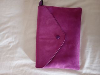 Bolso bandolera malva
