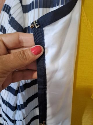 Chaqueta Antea rayas azul marino