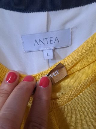 Chaqueta Antea rayas azul marino