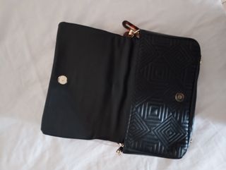 Bolso negro cadena - Bolso bandolera