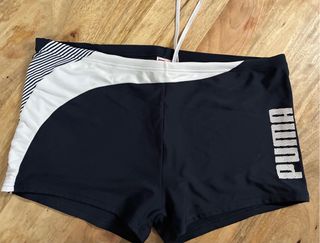 Bañador Puma Hombre - Negro/Blanco