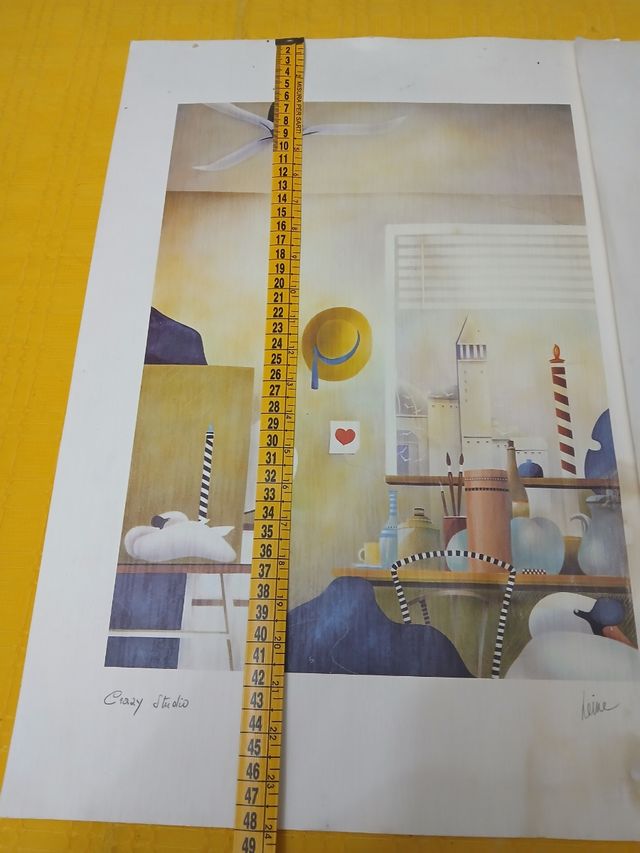 2 Stampe Leine firmate - Vintage