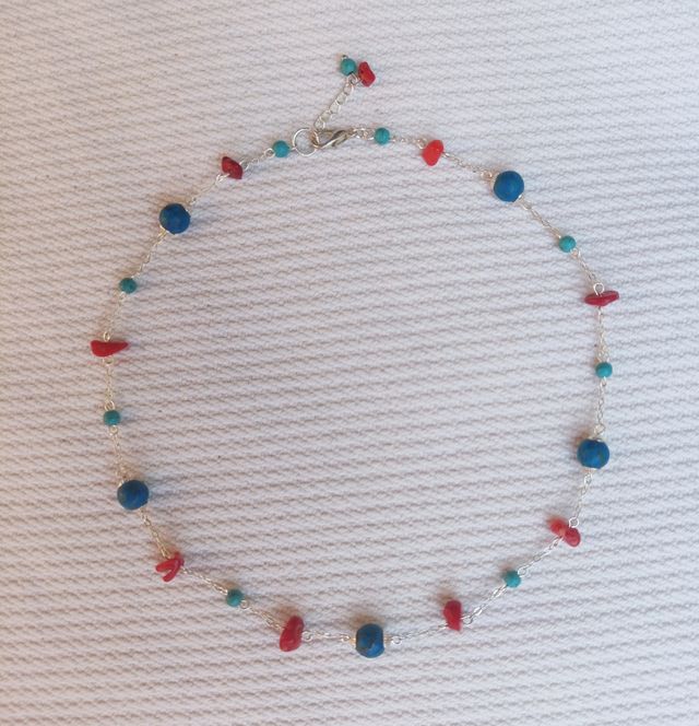 Collana Turchese Corallo Rosso