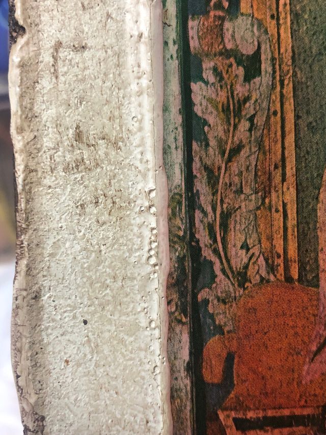 Icono  servio Virgen con Niño. Antiguedad. 