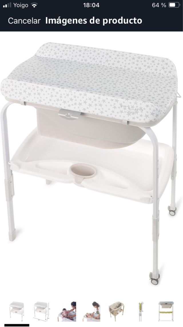 Bañera-cambiador Jane Flip, estrellas