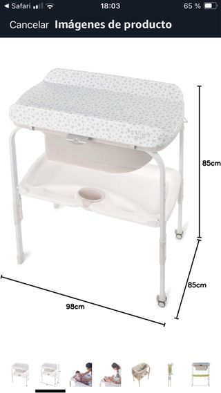 Bañera-cambiador Jane Flip, estrellas