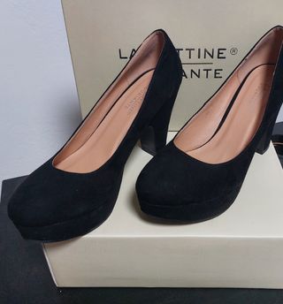 Zapato de tacón negro n40