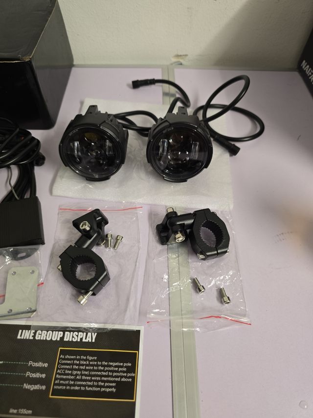 Faros antiniebla moto 100w - 2uds