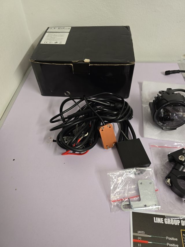 Faros antiniebla moto 100w - 2uds