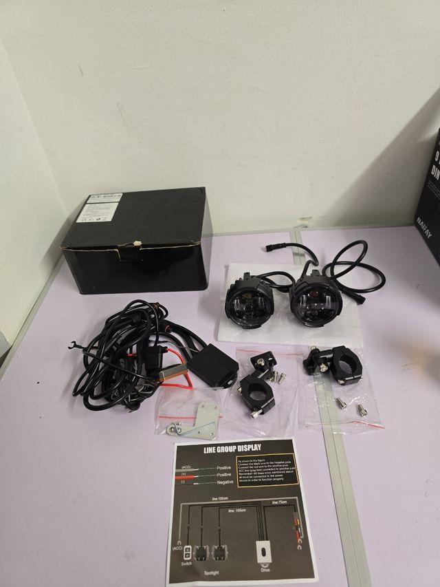 Faros antiniebla moto 100w - 2uds