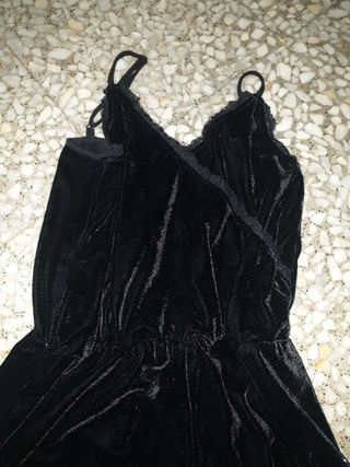 Mono terciopelo negro - Talla S