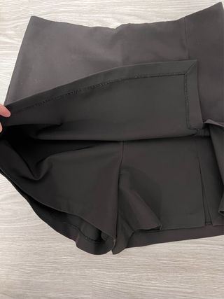 Minifalda negra | Falda pantalón