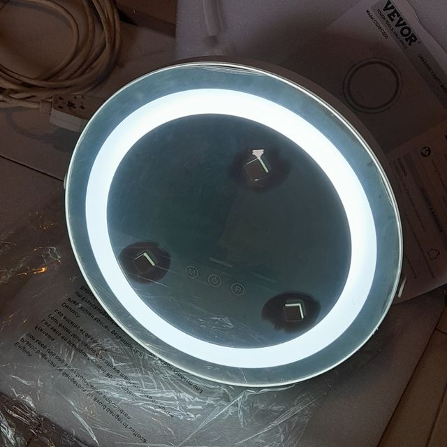 Specchio trucco illuminato led da tavolo vevor