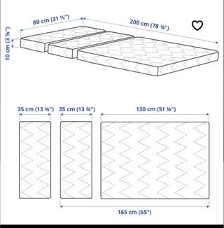 Cama infantil SUNDVIK IKEA - Blanca y colchon exte