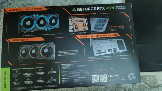 Gigabyte GeForce RTX 4080 SUPER OC (SOLO LA CAJA)
