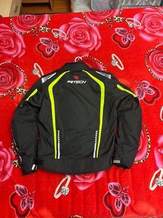 Chaqueta Moto Negro/Amarillo RTEC 
Talla "L"