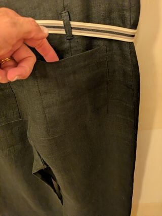 Pantaloni lino Andrea Mare vintage