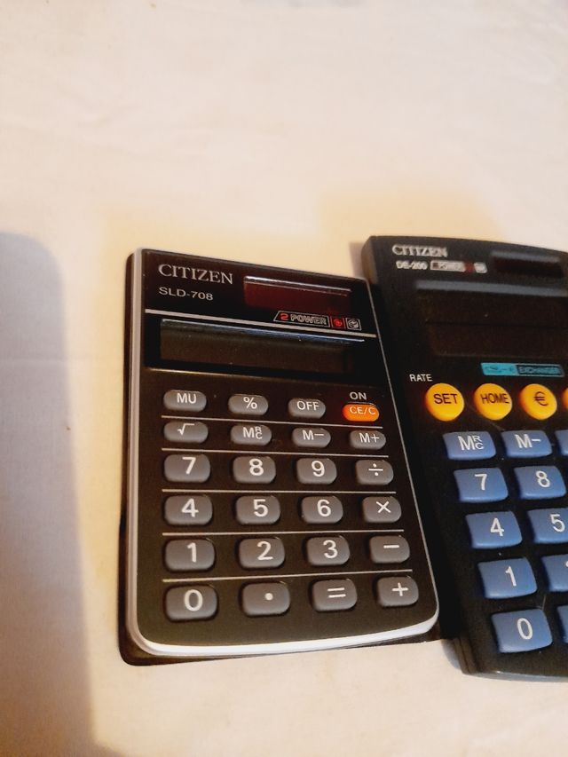 2 Calculadoras Citizen - SLD-708