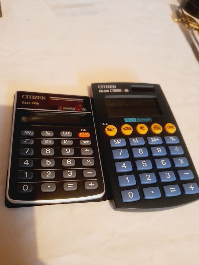 2 Calculadoras Citizen - SLD-708