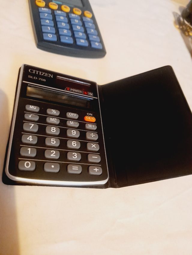 2 Calculadoras Citizen - SLD-708