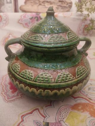 Vasijas Cerámica Antigua - Verde