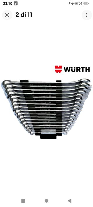 Chiavi combinate Wurth (17 pz)