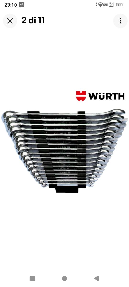 Chiavi combinate Wurth (17 pz)