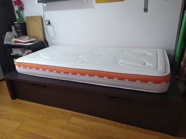 Cama nido 90cm color chocolate