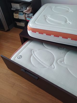 Cama nido 90cm color chocolate