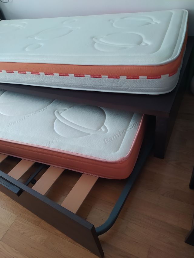 Cama nido 90cm color chocolate