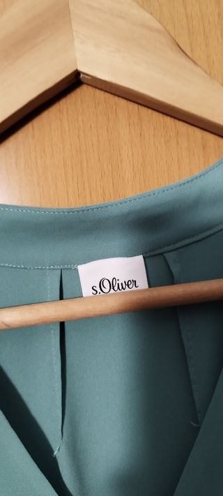 Blusa s.Oliver verde agua
