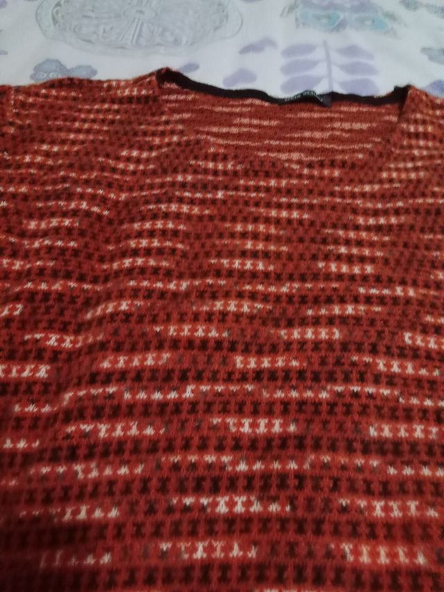 Morbidissimo abito in maglia - Rosso, Marrone