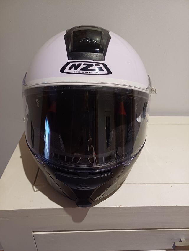 Casco moto NZI blanco