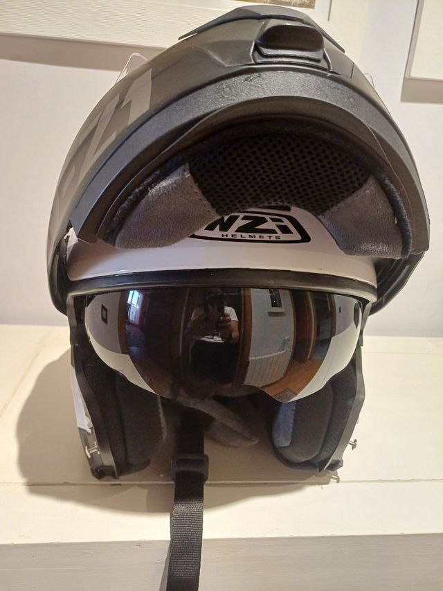 Casco moto NZI blanco