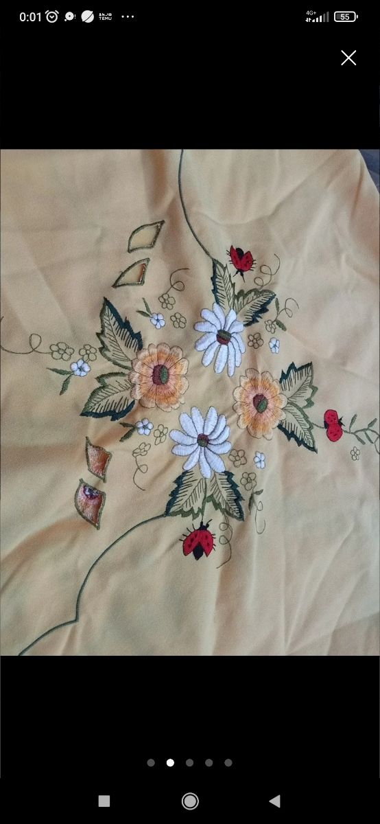 Tovaglie ricamate artigianali