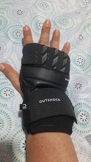 Guantes boxeo Outshock - Negro