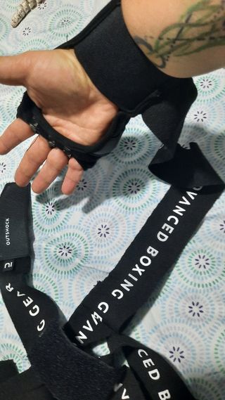 Guantes boxeo Outshock - Negro