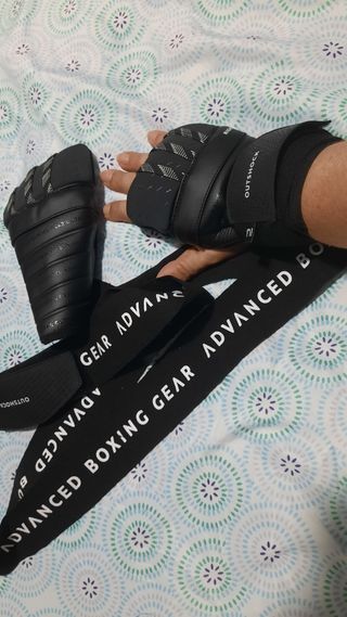 Guantes boxeo Outshock - Negro