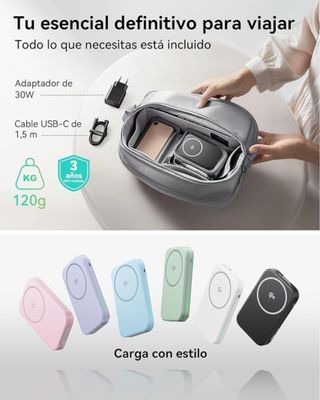 INIU Cargador inalámbrico 3 en 1 - 15W Qi2