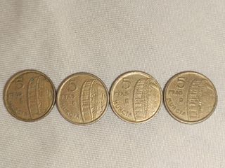 4 Monedas 5 Ptas Murcia 1999