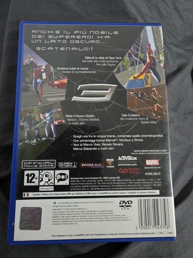 PS2 Spider-Man (Activision) - PAL