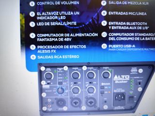 Alto Professional Altavoz Amplificado bateria 22 h