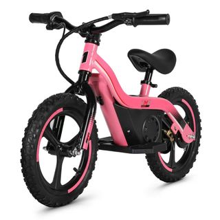 Bicicleta eléctrica infantil rosa