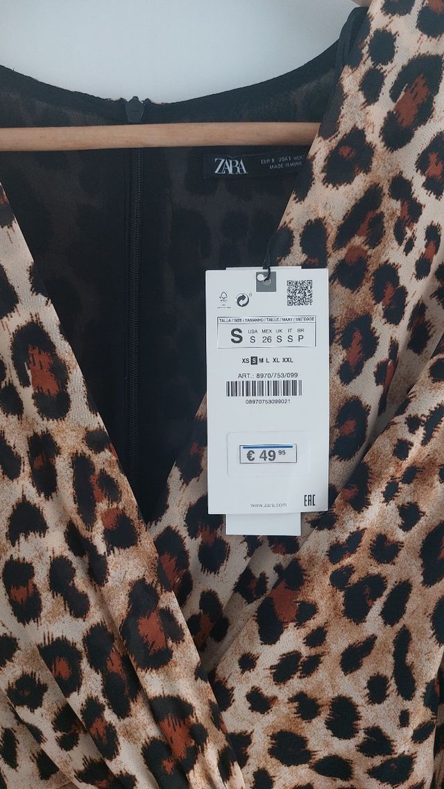 Vestido leopardo - Talla S